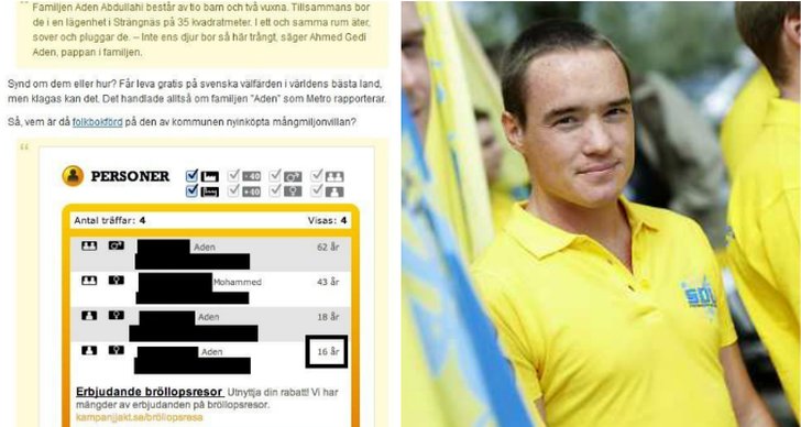 Sverigedemokraterna, Inte rasist men, Uthängning, Kent Ekeroth, Barn